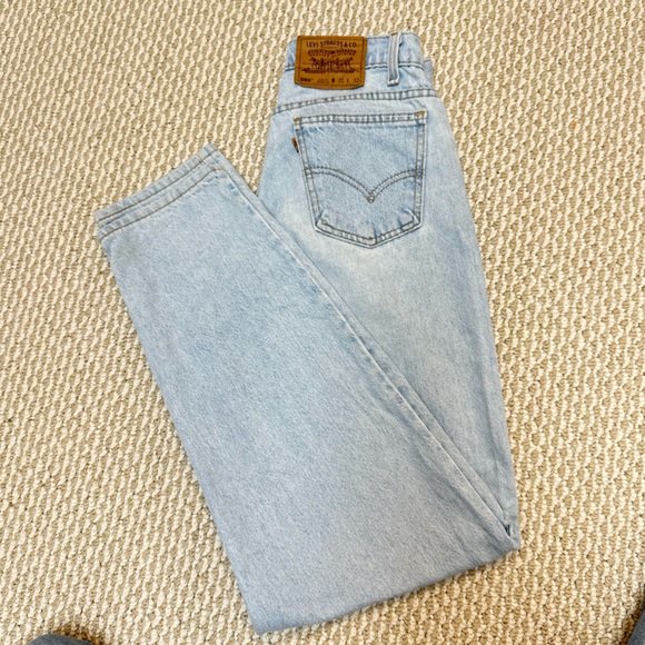 Vintage Levi’s Orange Tab Loose Light Wash 31x34 Tapered - Picture 12 of 14